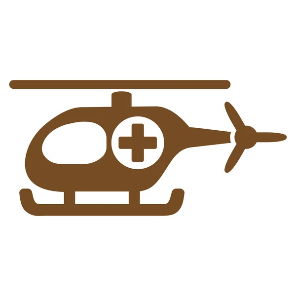 Orvosi helikopter ikon — Stock Fotó
