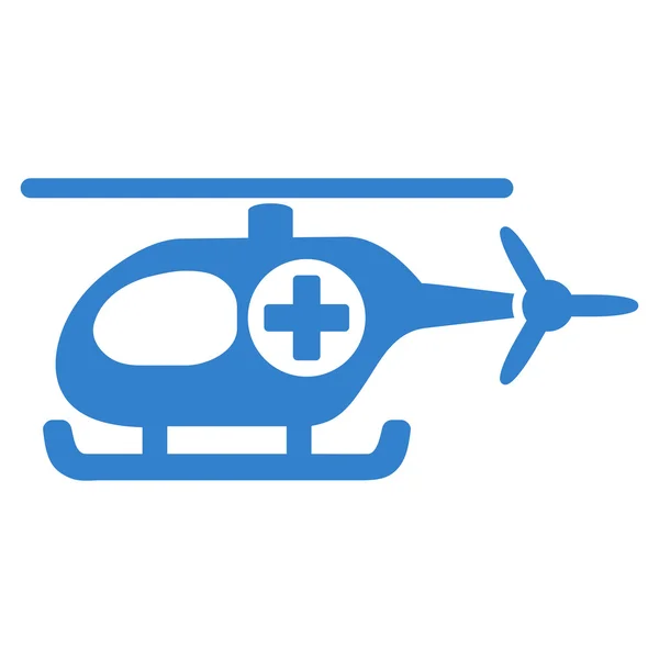 Icono del helicóptero médico — Foto de Stock
