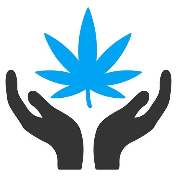 Cannabis-Pflege-Ikone — Stockvektor