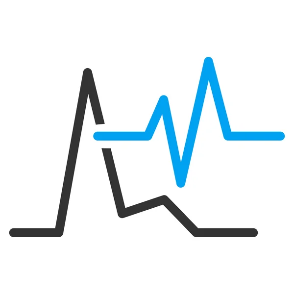 Icône ECG — Image vectorielle