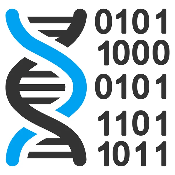 게놈 코드 아이콘 — 스톡 벡터