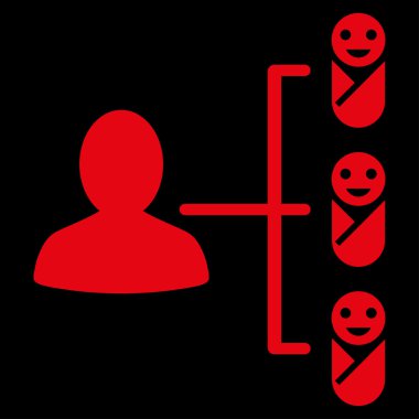 Çocuk bağlantıları simgesi