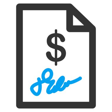 Fatura simgesi imzaladı