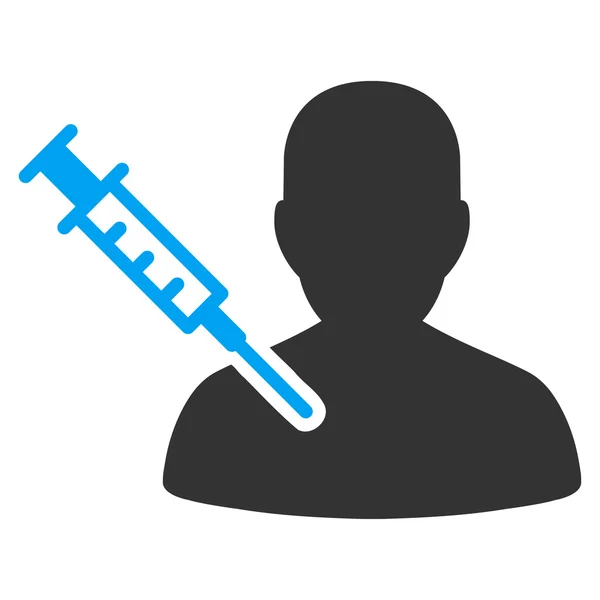 Patient Vaccination Icon — Stock Vector