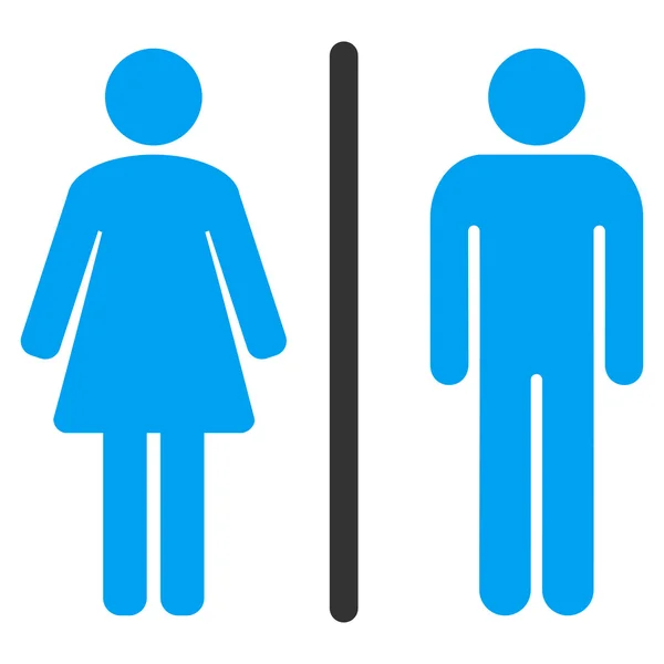 Toiletten-Symbol — Stockvektor