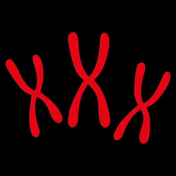 Chromosomen pictogram — Stockfoto