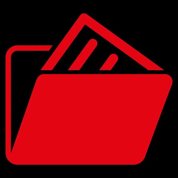 Document Folder Icon — Stock Photo, Image