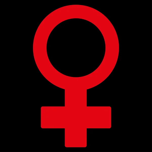 Icône de symbole féminin — Photo