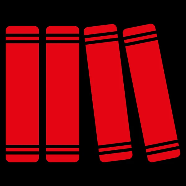 Икона библиотечных книг — стоковое фото