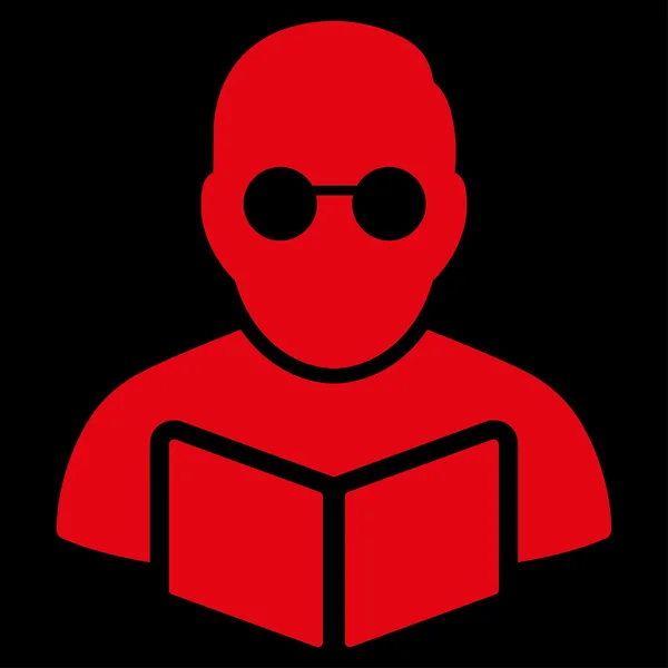 Student Reading Book ikon — Stock Fotó