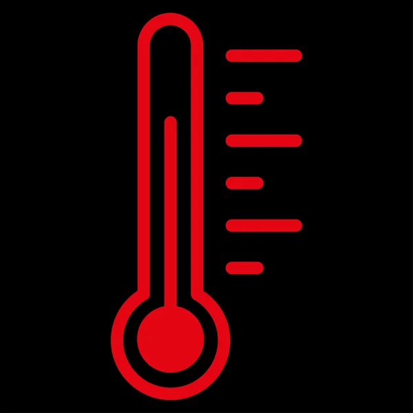 Ikona poziomu temperatury — Zdjęcie stockowe
