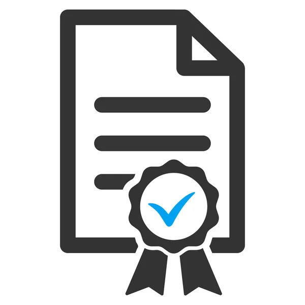 Icono certificado —  Fotos de Stock