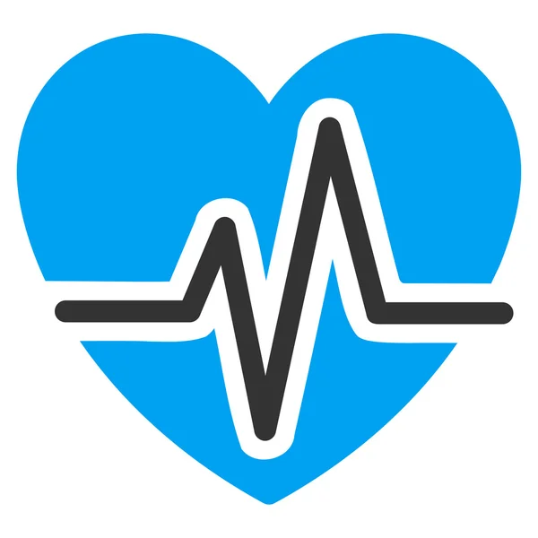 Icona del diagramma cardiaco — Foto Stock