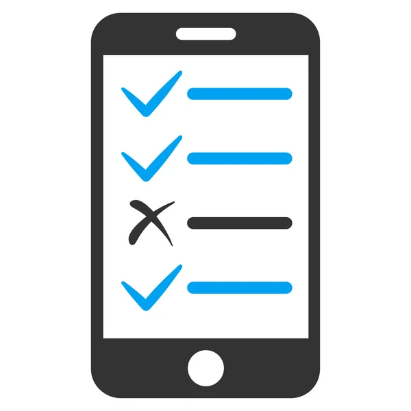 Mobile Test Icon — Stock Photo, Image