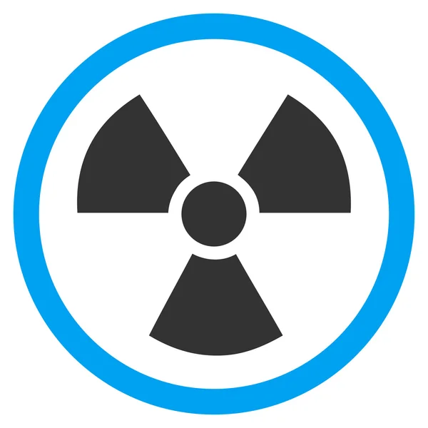 Ikona niebezpieczeństwo promieniowania — Zdjęcie stockowe