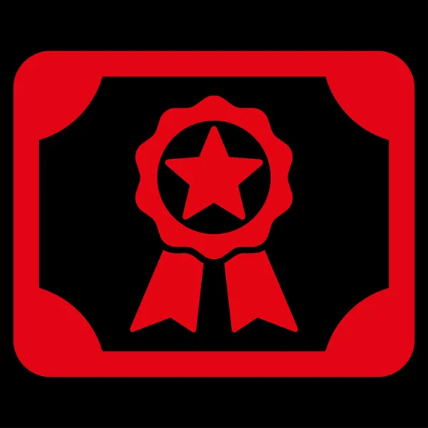 Award Diploma Icon — Stock Vector