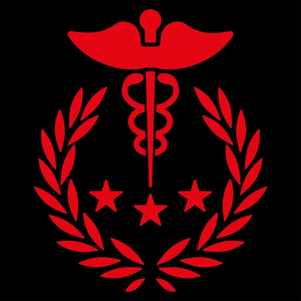 Caduceus Logo Simge — Stok Vektör