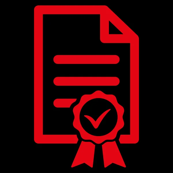 Gecertificeerde pictogram — Stockvector