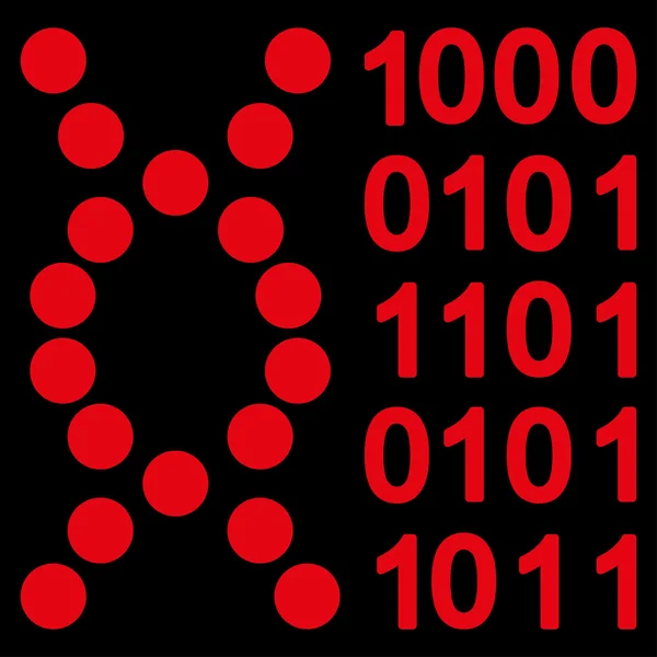 DNA Code pictogram — Stockvector