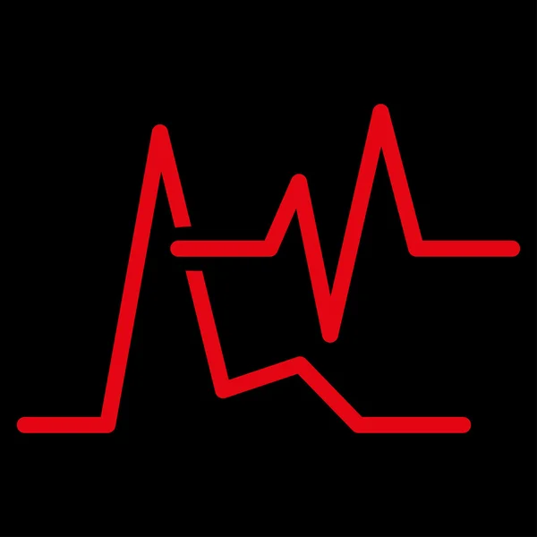 Ícone ECG —  Vetores de Stock