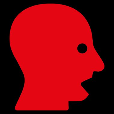 Bağırarak kafa simgesi