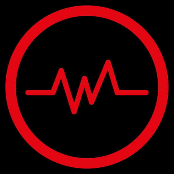 Puls toezicht pictogram — Stockvector