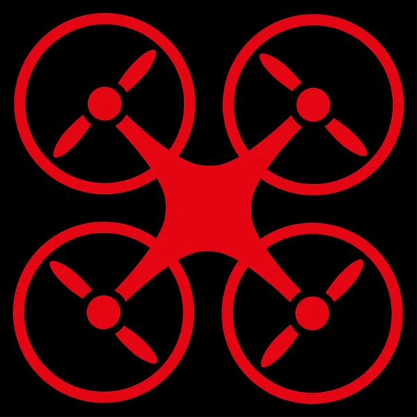 Quadcopter ikon — Stock vektor