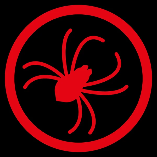 Spinnensymbol — Stockvektor