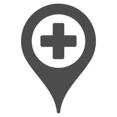 Hastane harita işaretçi simgesi