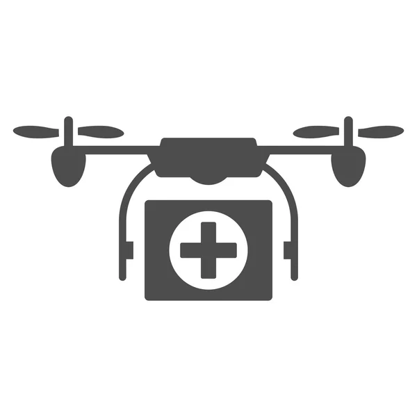 医疗无人机图标 — 图库照片