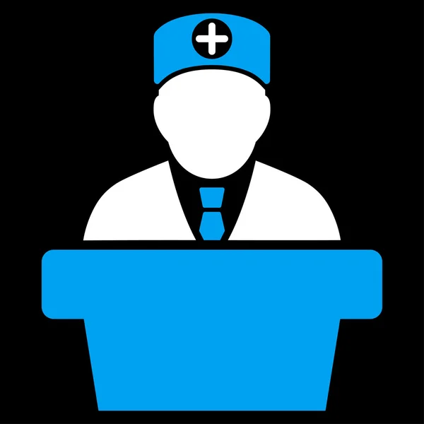 Medical Official Lecture Icon — Stock Photo, Image