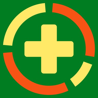 Sağlık diyagram simgesi