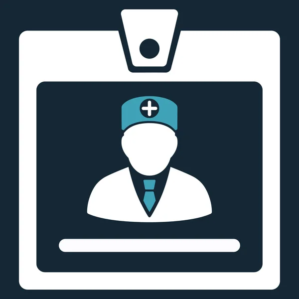 Doctor Badge Icon — Stock Photo, Image