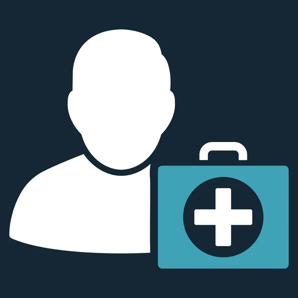 First Aid Man Icon — Stock Photo, Image