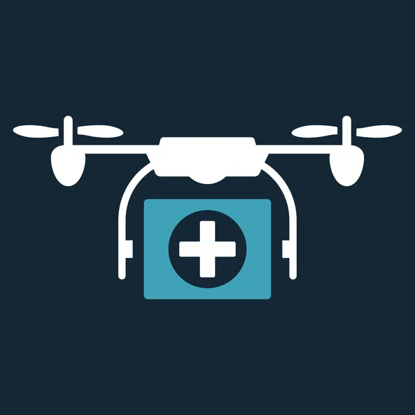 Orvosi Drone Icon — Stock Fotó