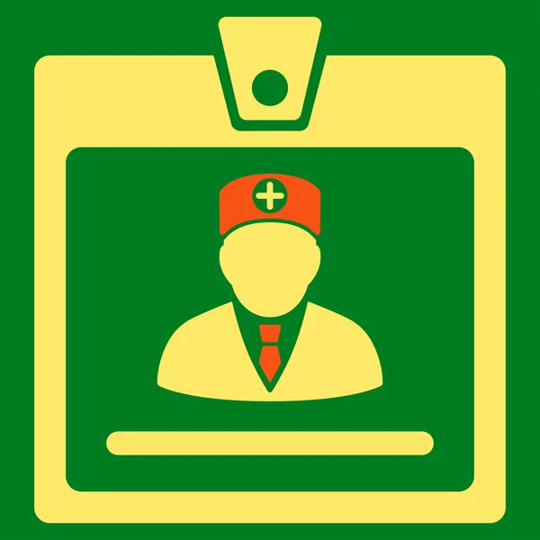 Doctor Badge Icon — Stock Photo, Image