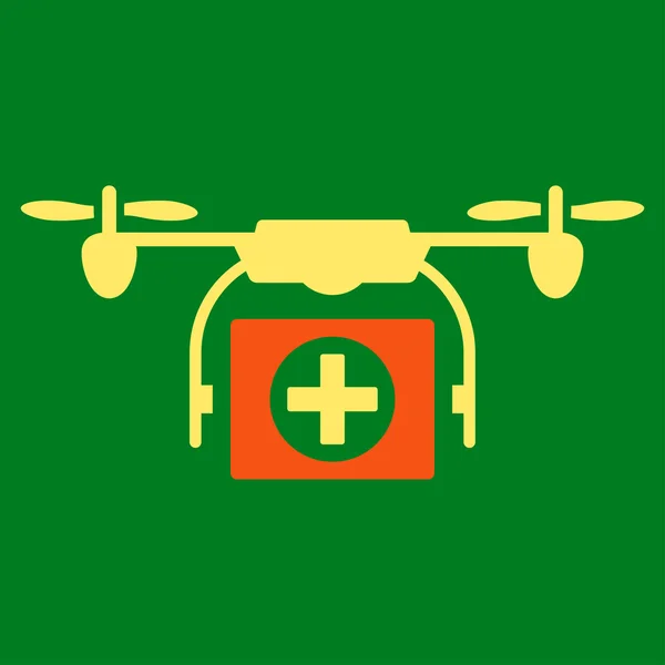 Orvosi Drone Icon — Stock Fotó