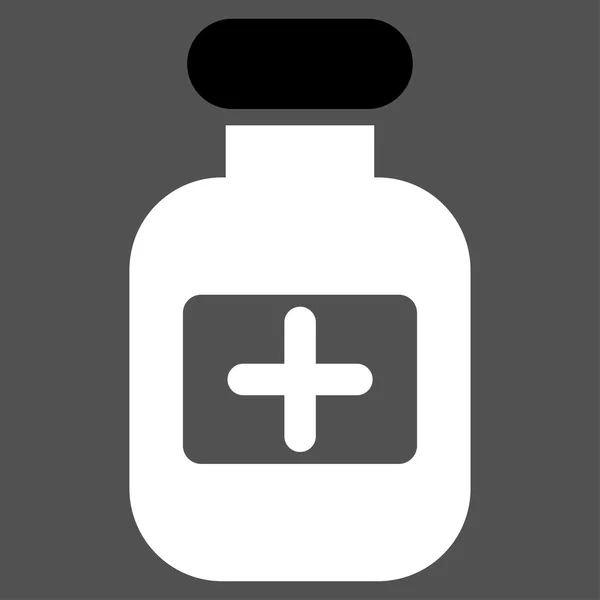 Ikona butelki z lekami — Zdjęcie stockowe
