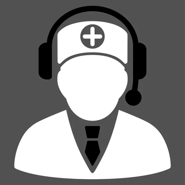 Medical Operator Icon — Stock Photo, Image