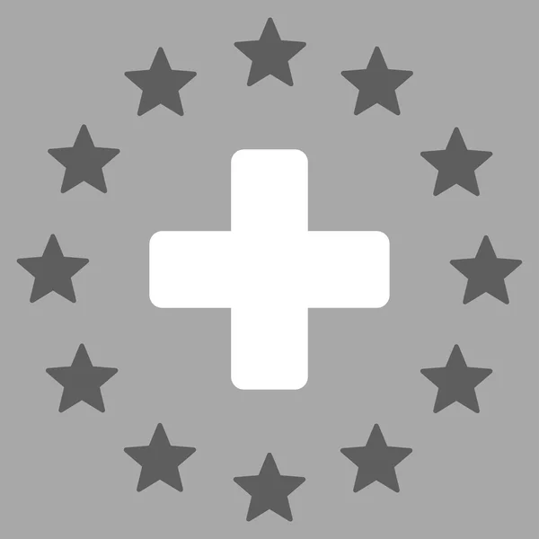 Euro gyógyszer ikon — Stock Fotó