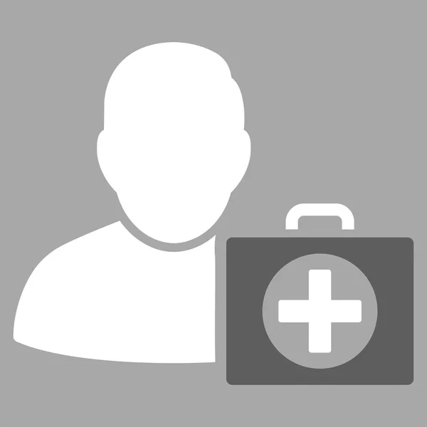 First Aid Man Icon — Stock Photo, Image