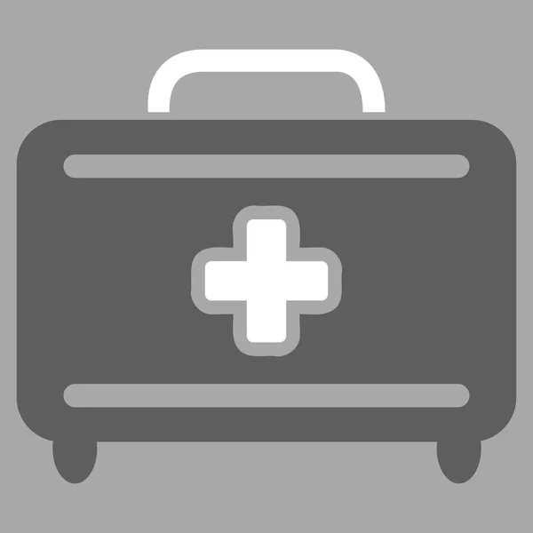 Медичні багажу значок — стокове фото