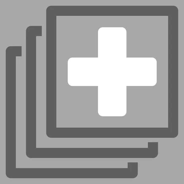 Medicinska dokument ikon — Stockfoto