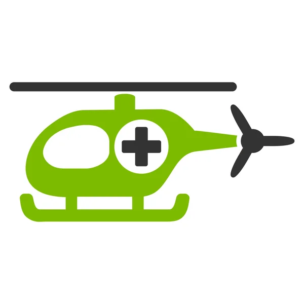 Medische helikopter pictogram — Stockfoto