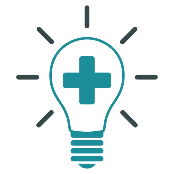 Creative Medicine Bulb Icon — Stock Photo, Image