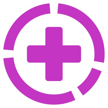 Sağlık diyagram simgesi