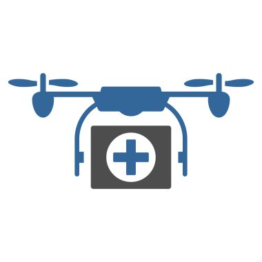 Tıbbi dron simgesi