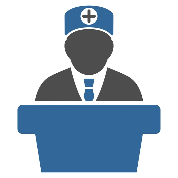 Medical Official Lecture Icon — Stock Photo, Image