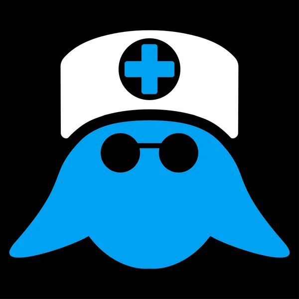 Icona della testa dell'infermiera — Foto Stock