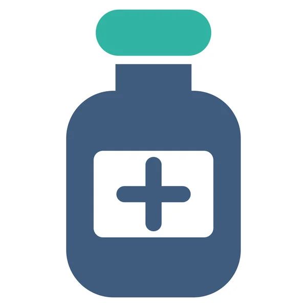 A gyógyszeres üveg ikonja — Stock Fotó